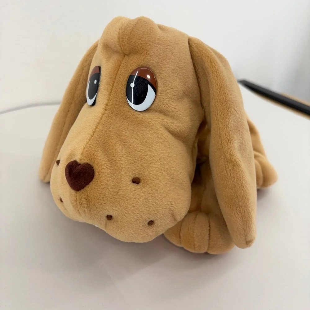 Mary Meyer Pound Puppies Hand Puppet Tan Dog Plush Vintage 1998 Stuffed Animal